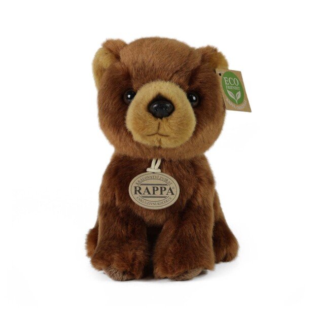 Plush brown bear 18 cm ECO-FRIENDLY
