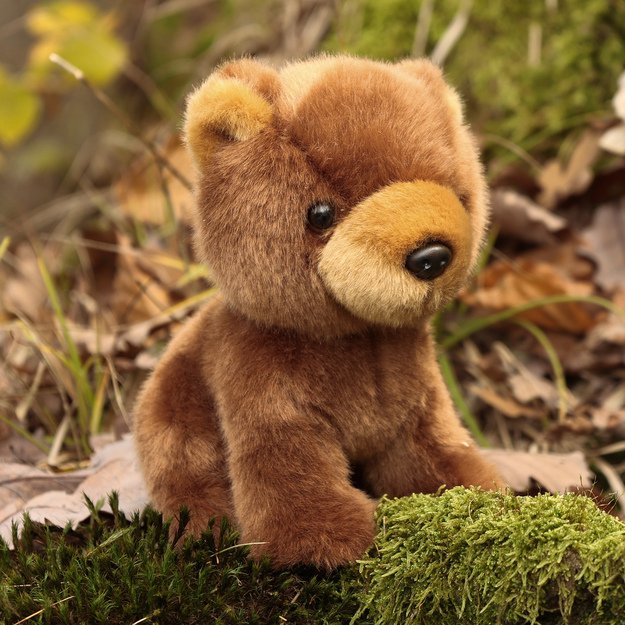 Plush brown bear 18 cm ECO-FRIENDLY