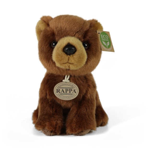 Plush brown bear 18 cm ECO-FRIENDLY