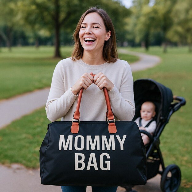 Mommy Bag black &ndash; bag for mom 2