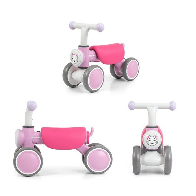 Children s balance bike Milly Mally York pink 8