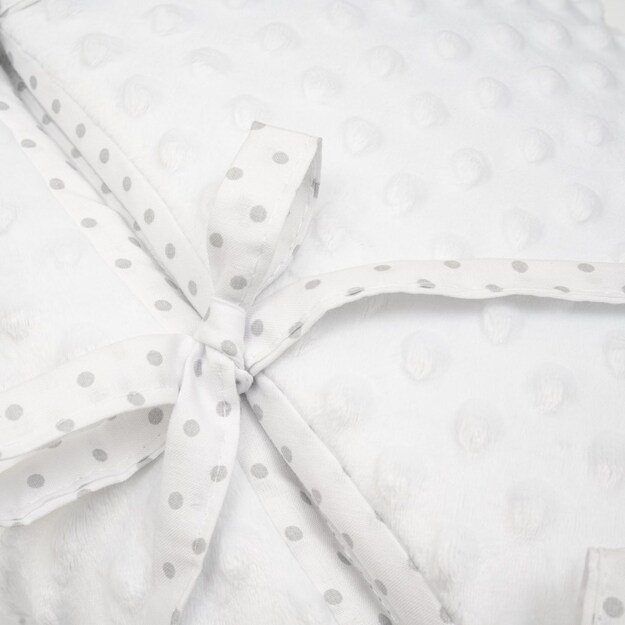 Luxury Minky wrap New Baby white 75x75 cm 1