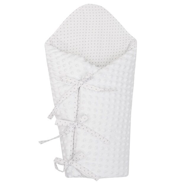 Luxury Minky wrap New Baby white 75x75 cm