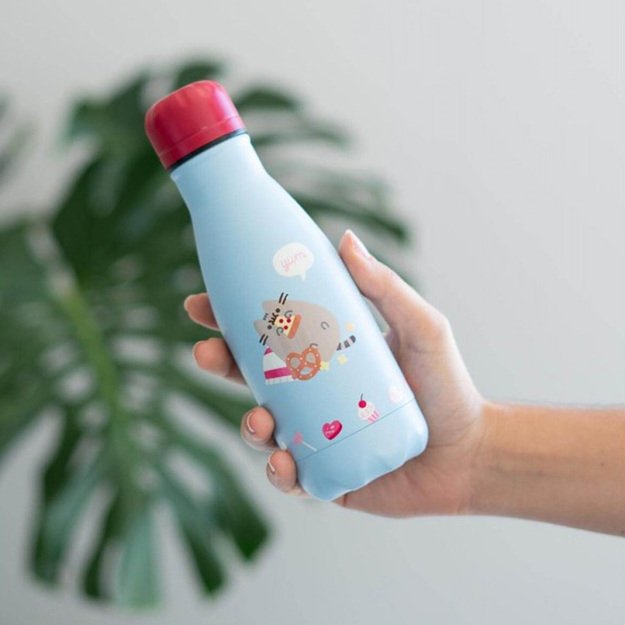 Pusheen - Purrfect Love 260 ml nerūdijančio plieno termo buteliukas 3 Pusheen - Purrfect Love 260 ml nerūdijančio plieno termo buteliukas 3