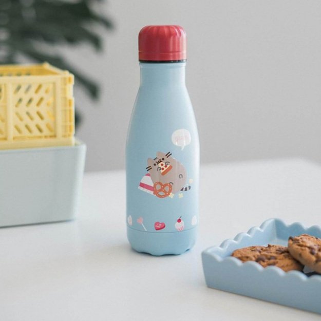 Pusheen - Purrfect Love 260 ml nerūdijančio plieno termo buteliukas 4 Pusheen - Purrfect Love 260 ml nerūdijančio plieno termo buteliukas 4