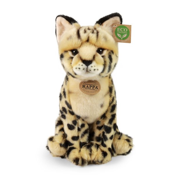 Plush serval 30 cm ECO-FRIENDLY