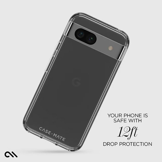 Case-Mate Tough Clear – dėklas, skirtas „Google Pixel 8A“ (skaidrus)