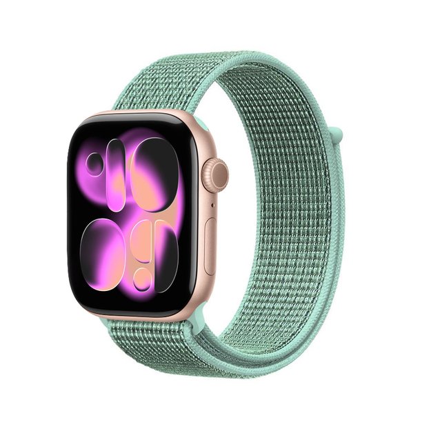 Crong Nylon - Sport Band for Apple Watch 38/40/41/42 mm (Atlantic Green)
