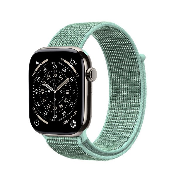 Crong Nylon - Sport Band for Apple Watch 38/40/41/42 mm (Atlantic Green)