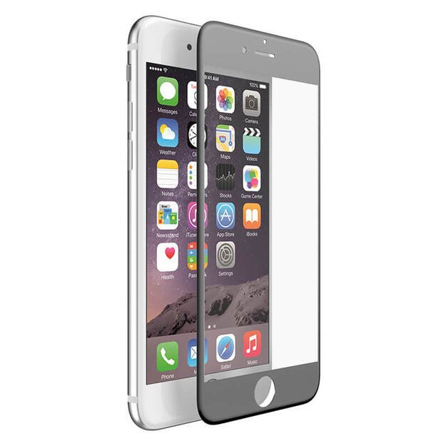 X-Doria ARC Guard – grūdinto stiklo 9H ekrano apsauga, skirta iPhone 7 Plus (juodas kraštas) 1