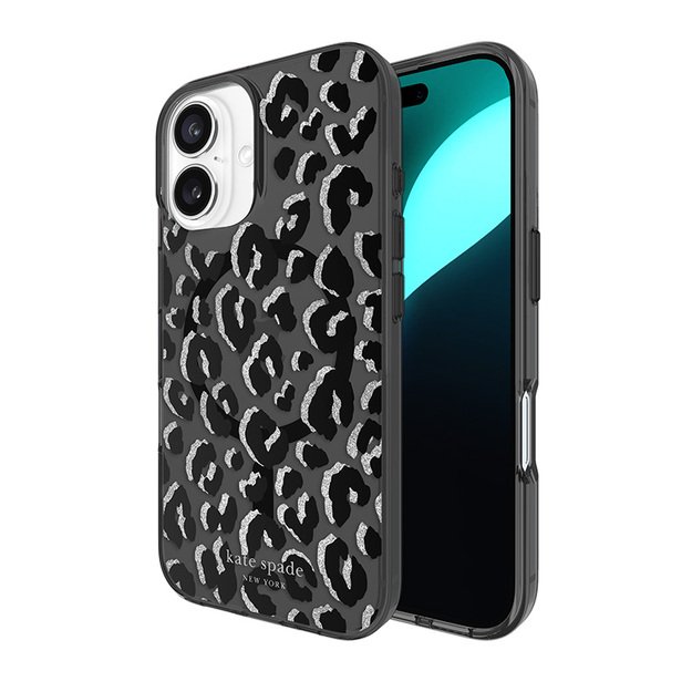 Kate Spade New York Protective MagSafe – dėklas, skirtas iPhone 16 (City Leopard) 1