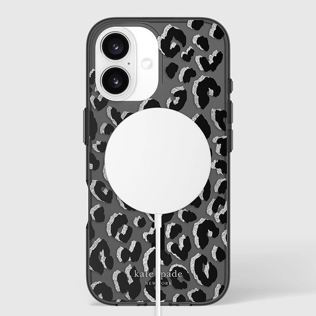 Kate Spade New York Protective MagSafe – dėklas, skirtas iPhone 16 (City Leopard) 10