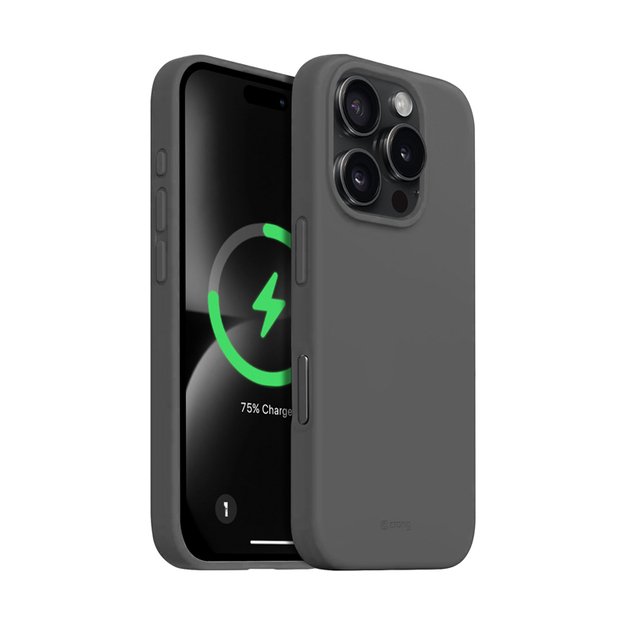 Crong Color Cover Magnetic – dėklas, skirtas iPhone 16 Pro Max MagSafe (titano)