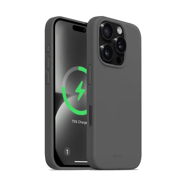 Crong Color Cover Magnetic – dėklas, skirtas iPhone 16 Pro Max MagSafe (titano) 4