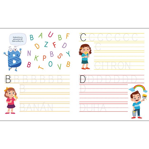 Workbook for preschoolers Writing and letters