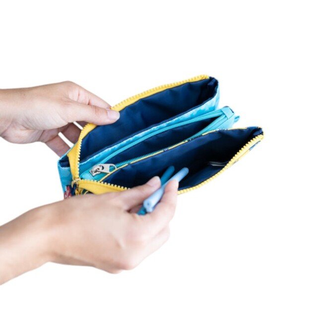 Disney Stitch Tropical – 3 skyrių pieštukų dėklas 13