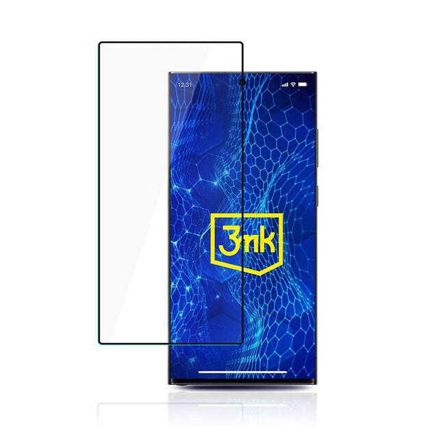 3mk HardGlass Max Lite – grūdintas stiklas, skirtas Samsung Galaxy S24 Ultra (juodas)