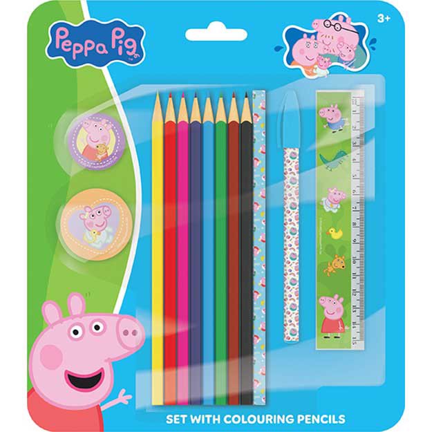 Peppa Pig crayon set