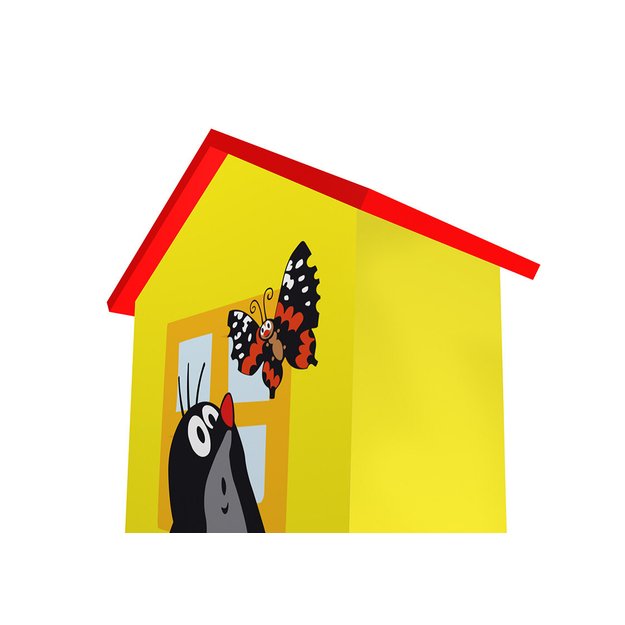 Wooden money box with Mole