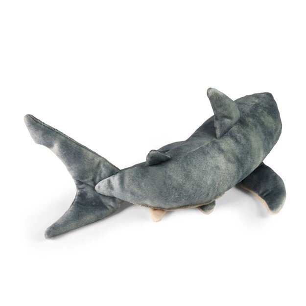 Plush white shark 40 cm ECO-FRIENDLY