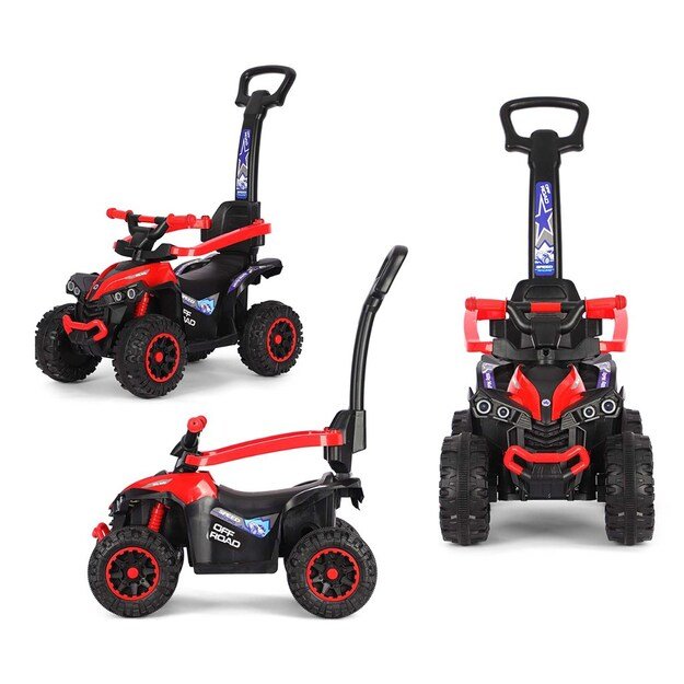 Milly Mally ride-on car Wild 3in1 red