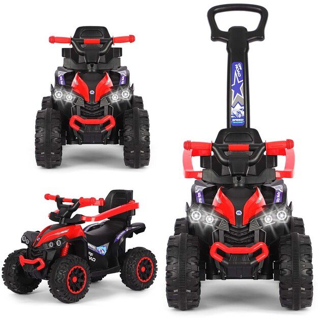 Milly Mally ride-on car Wild 3in1 red