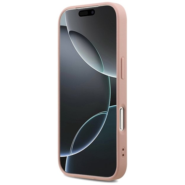 Guess Fixed Glitter Big 4G - Case for iPhone 17 Pro (pink)