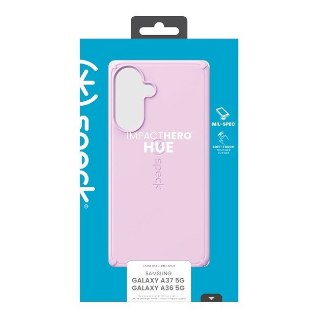 Speck ImpactHero Hue &ndash; Case for Samsung Galaxy A37 5G / A36 5G / A56 5G (Soft Pink)