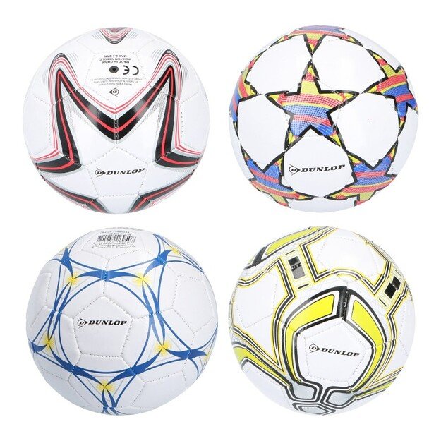 Dunlop - Mini Training Football for Children 32 Panels Size 2 (White/Black)