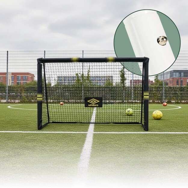 Umbro - Metal football goal with net 180x120x60 cm