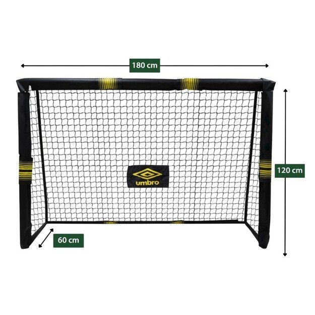 Umbro - Metal football goal with net 180x120x60 cm