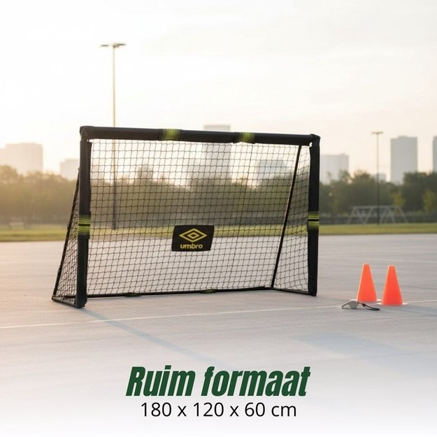 Umbro - Metal football goal with net 180x120x60 cm