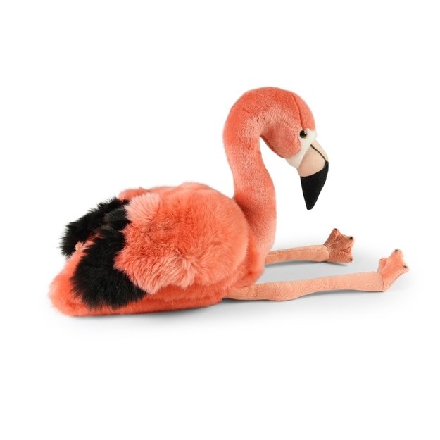 Rappa - Plush realistic flamingo stuffed animal 36 cm Eco-Friendly