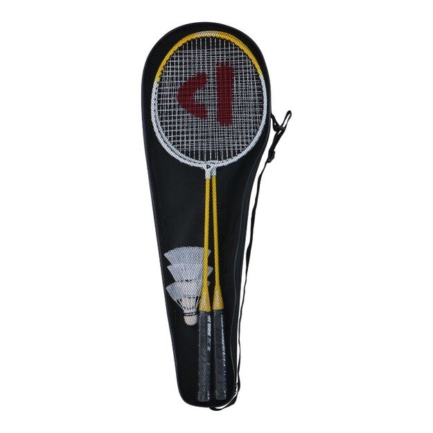 Donnay - 6-piece badminton set in a case (orange)