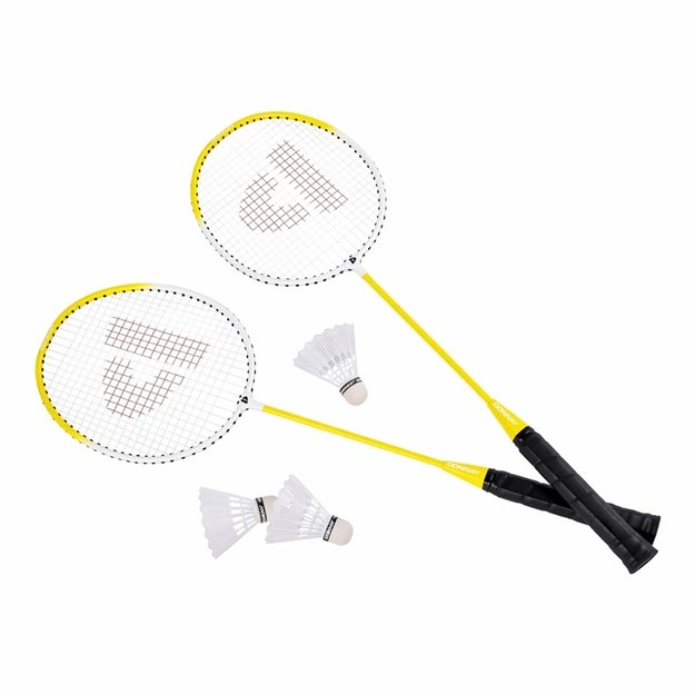 Donnay - 6-piece badminton set in a case (orange)