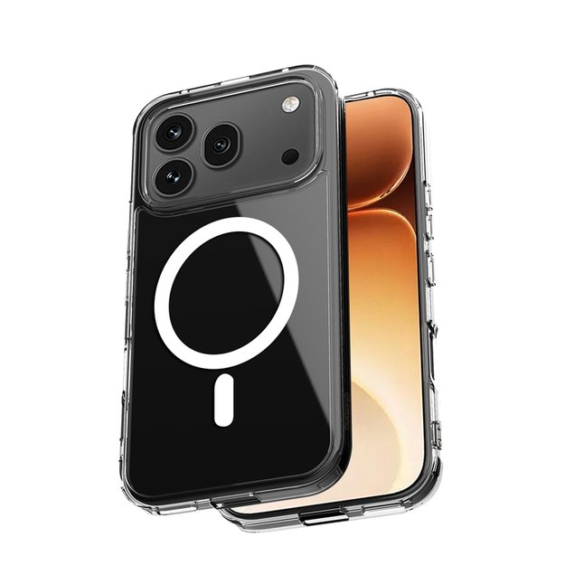 Crong Hybrid Clear Magnetic - MagSafe Honor 600 Pro 5G Case (Transparent)