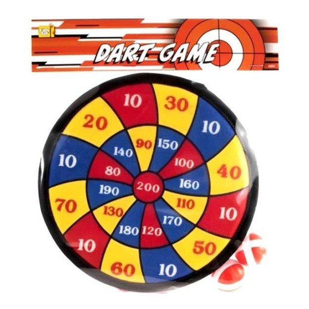 Velcro target 20 cm + 2 balls