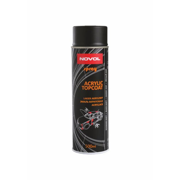 Juodi matiniai dažai BLACK MAT aerozoliniai 500ml  