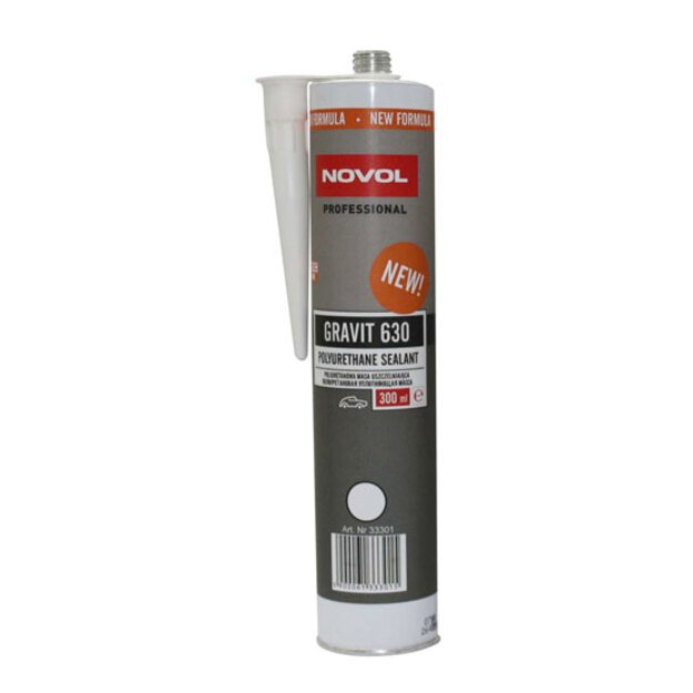 PU hermetikas baltas GRAVIT 630 uždažomas 300ml  
