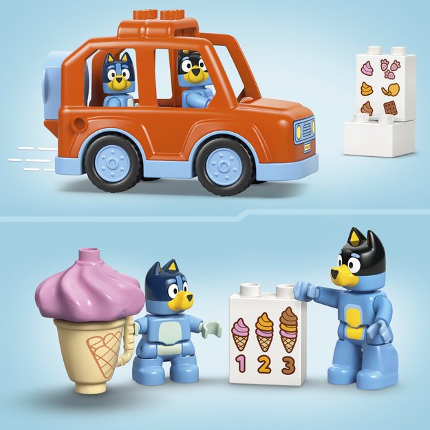 LEGO DUPLO Ice Cream Trip with Bluey