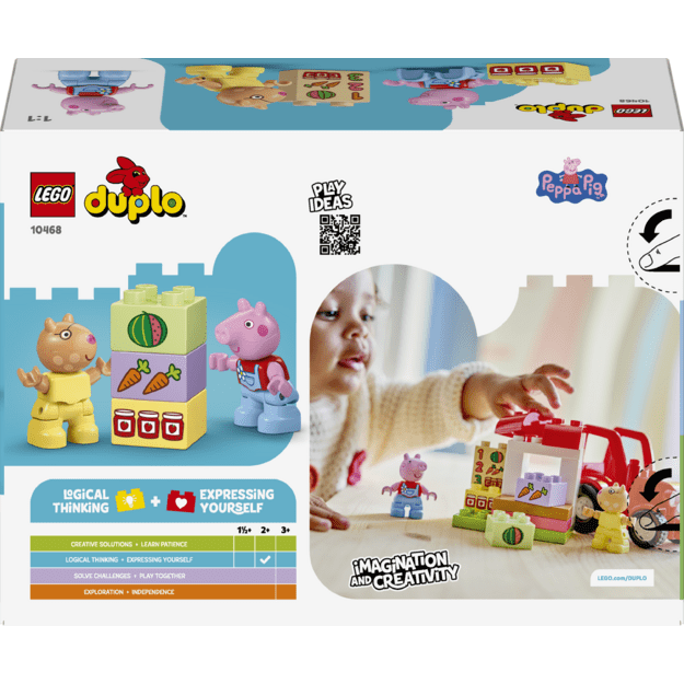 LEGO DUPLO Peppa Pig Tractor and Market