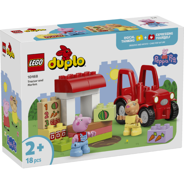 LEGO DUPLO Peppa Pig Tractor and Market