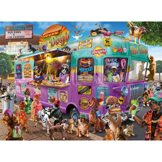 Ravensburger Puzzle 300 pc Hot Dog Queue