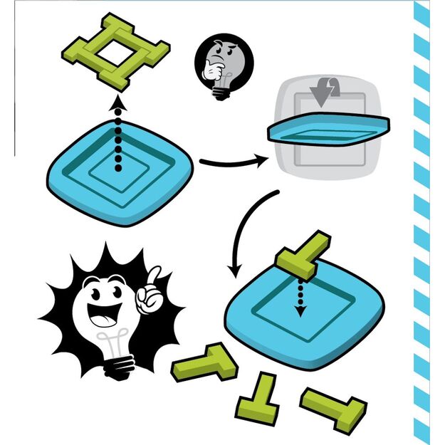 ThinkFun Brain Teasers 4-T Puzzle