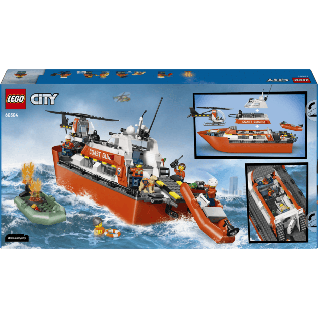LEGO City Coast Guard Rescue Boat & Helicopter