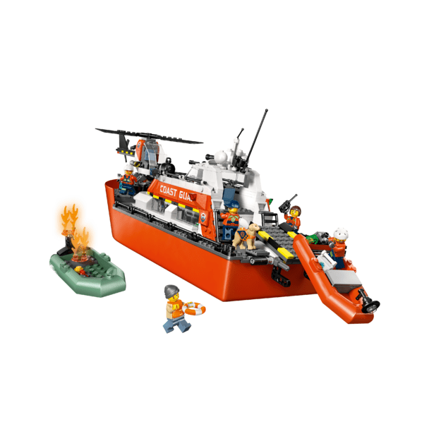 LEGO City Coast Guard Rescue Boat & Helicopter