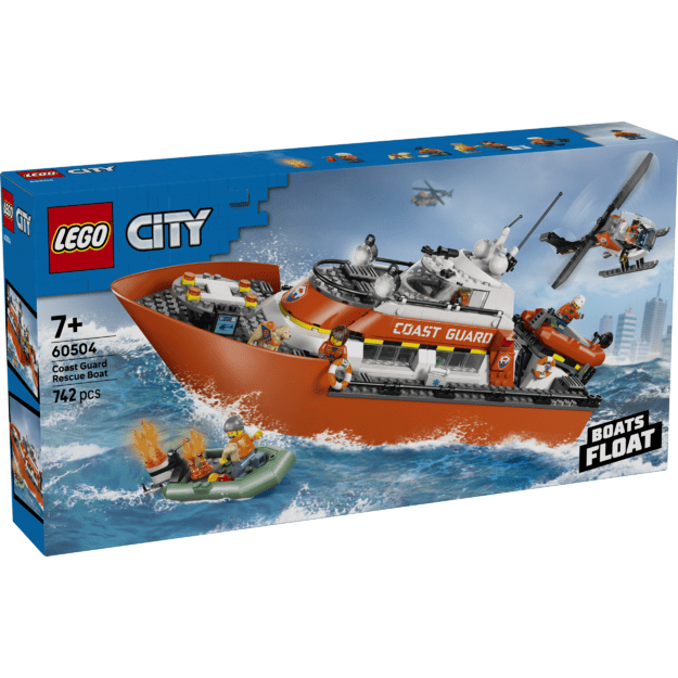 LEGO City Coast Guard Rescue Boat & Helicopter
