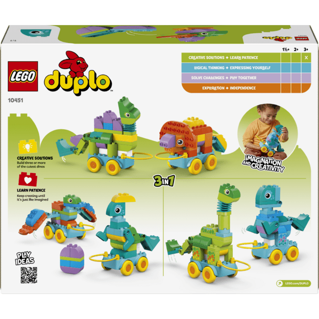 LEGO DUPLO 3in1 Dinosaurs on Wheels