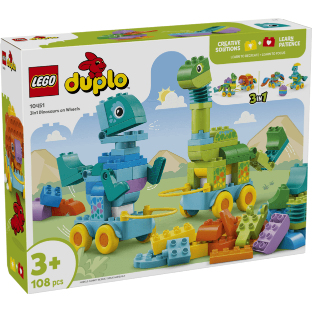 LEGO DUPLO 3in1 Dinosaurs on Wheels