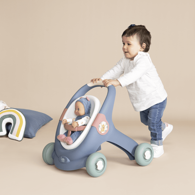 Smoby Baby Walker 3 in 1 + Baby Doll